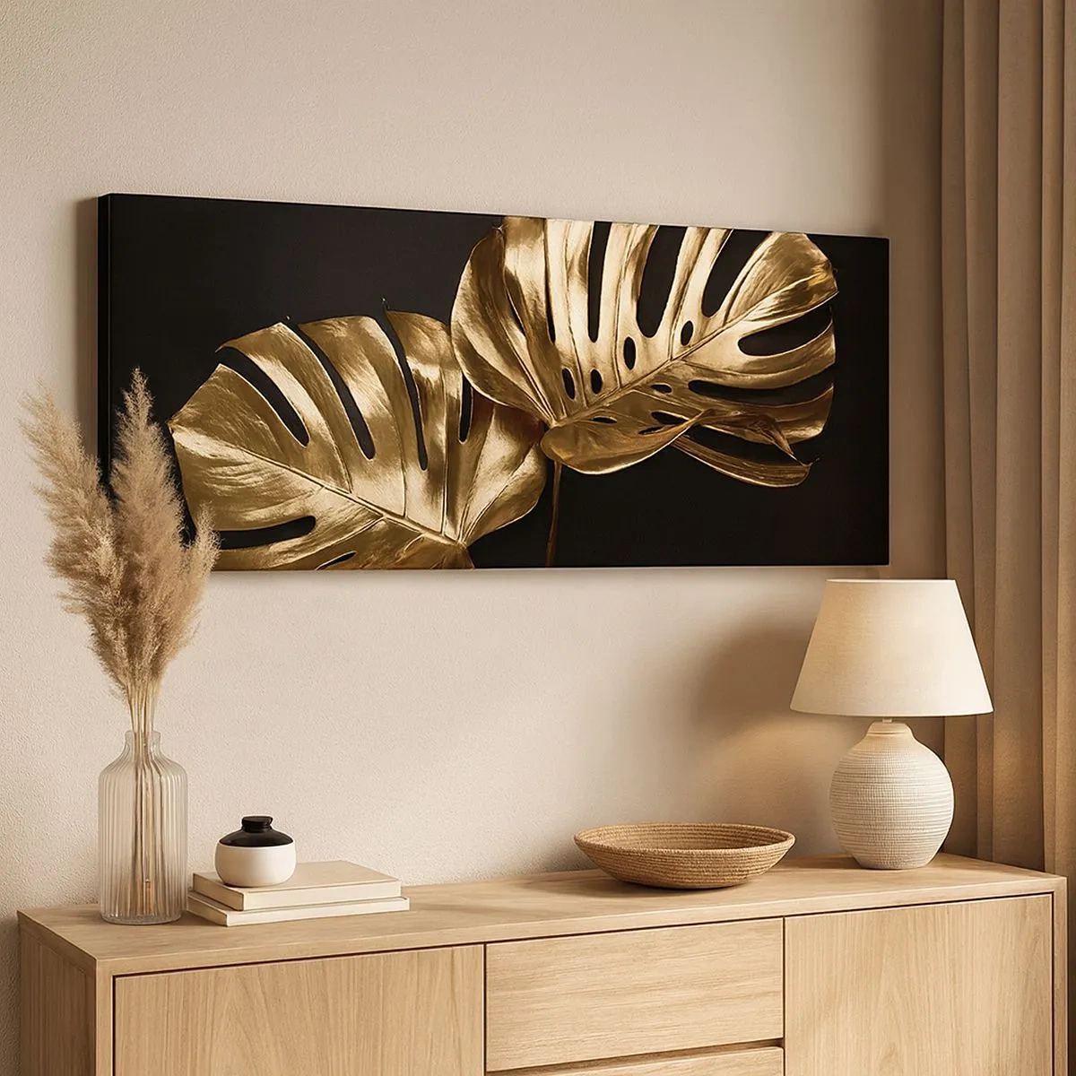 Bild auf Leinwand - Leinwandbild - Die Schätze der Natur - 100x40 cm