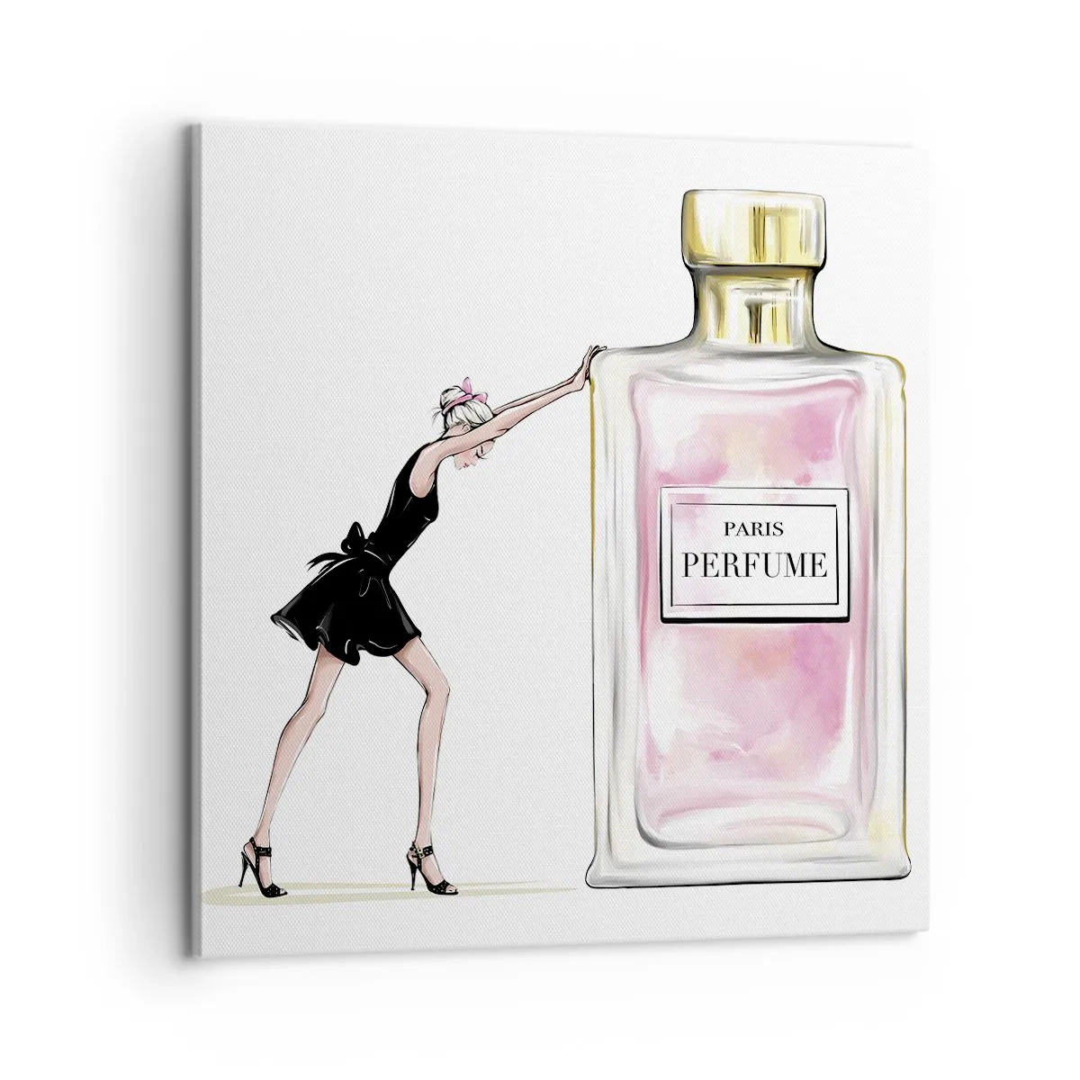 Bild auf Leinwand - Leinwandbild - Essenz der Weiblichkeit - 60x60 cm