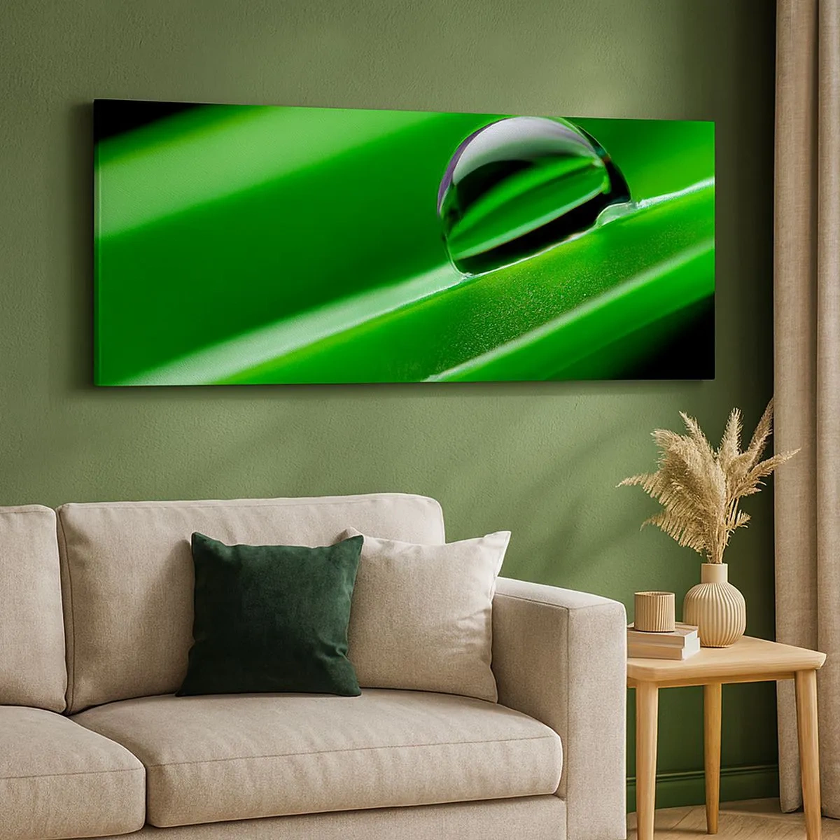 Bild auf Leinwand - Leinwandbild - Leben hautnah - 100x40 cm