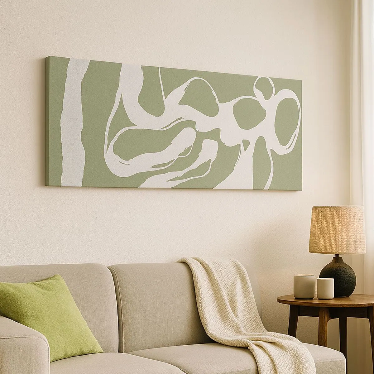 Bild auf Leinwand - Leinwandbild - Ruf des Weltraums - 100x40 cm