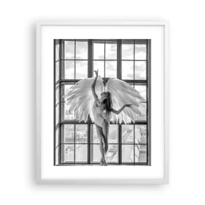 Poster in einem weißen Rahmen - Stadt der Engel? - 40x50 cm