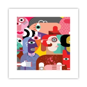 Poster - Wir sind von Herrn Picasso - 30x30 cm