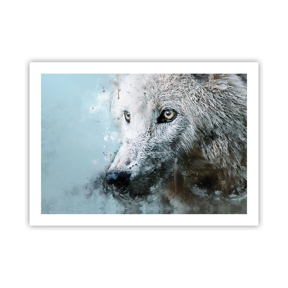 Poster - Lerne die Wolfsseele kennen - 70x50 cm