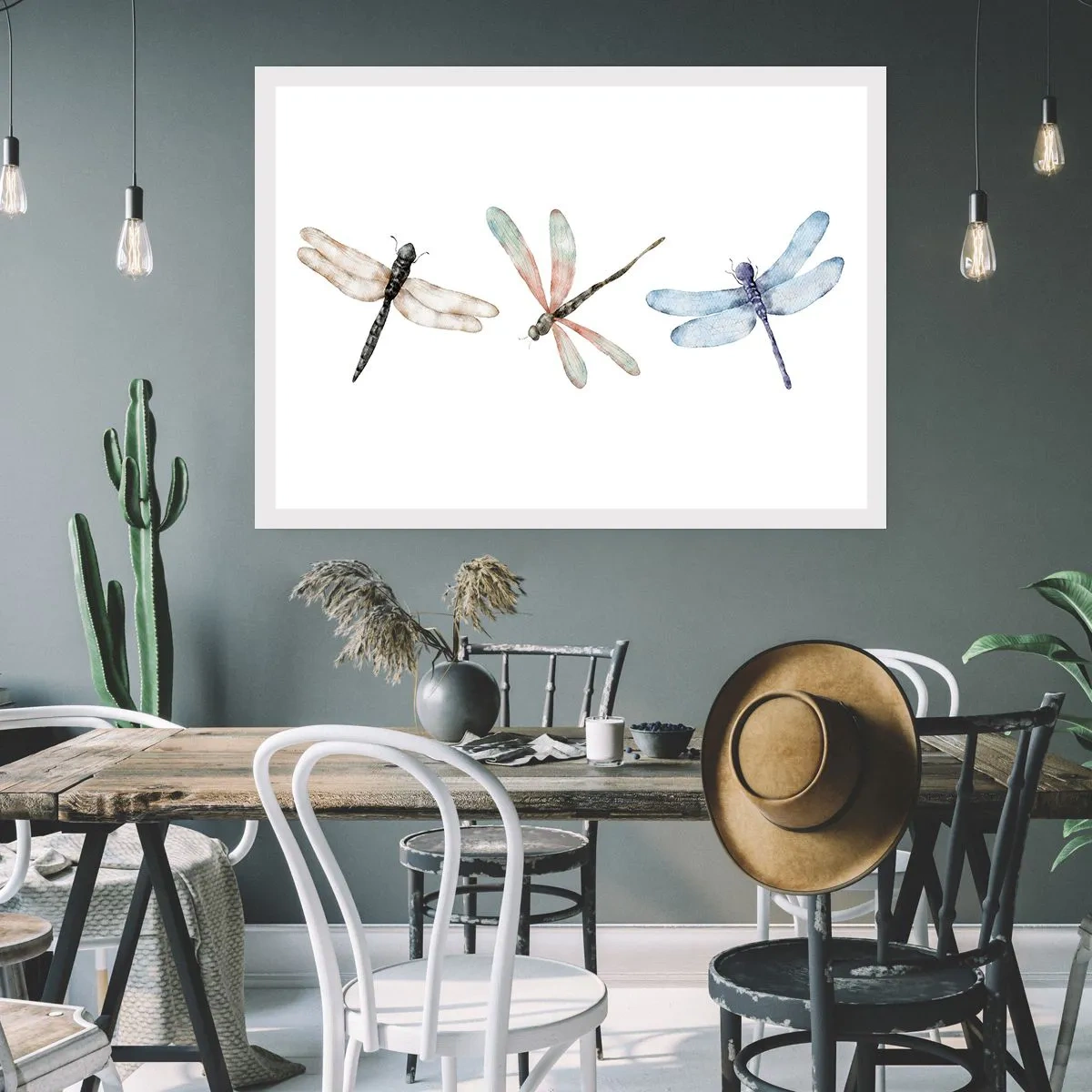 Poster - Schwerelose Libellen - 91x61 cm