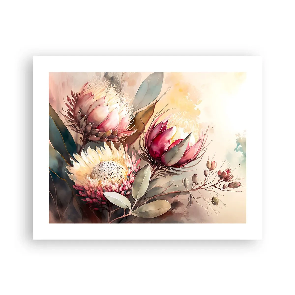 Poster - Im Profil und en face - 50x40 cm