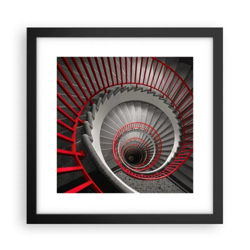 Poster in einem schwarzem Rahmen - Architekturspaß - 30x30 cm