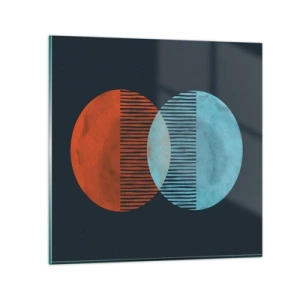 Glasbild - Bild auf glas - Astronomische Fantasie - 30x30 cm