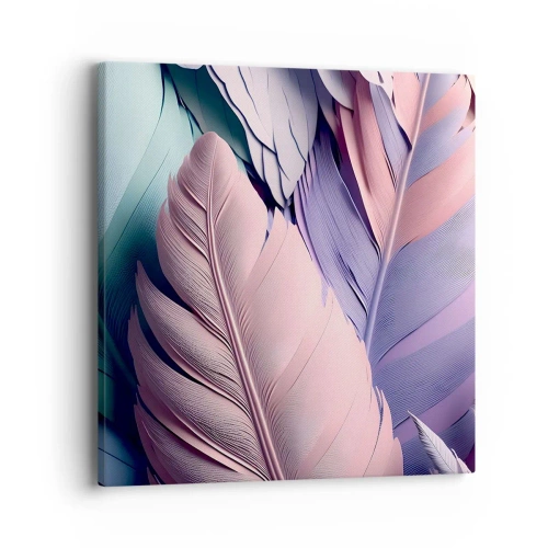 Bild auf Leinwand - Leinwandbild - Vogel-Chic - 40x40 cm