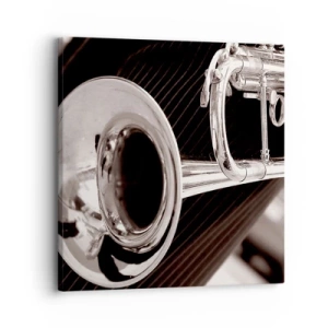 Bild auf Leinwand - Leinwandbild - Eine musikalische Reise in die 1930er Jahre - 30x30 cm