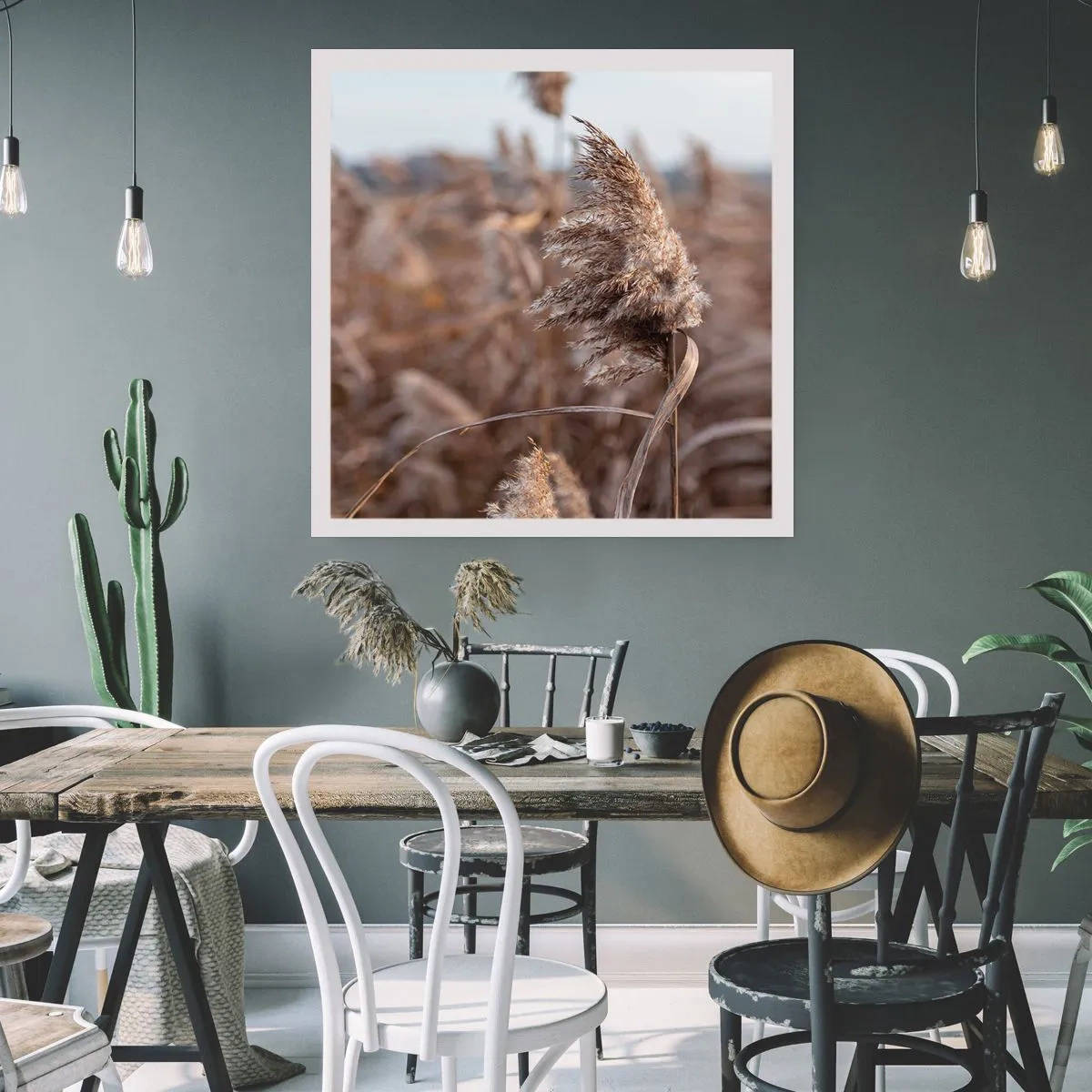 Poster - Zeit, mit dem Wind zu gehen - 30x30 cm