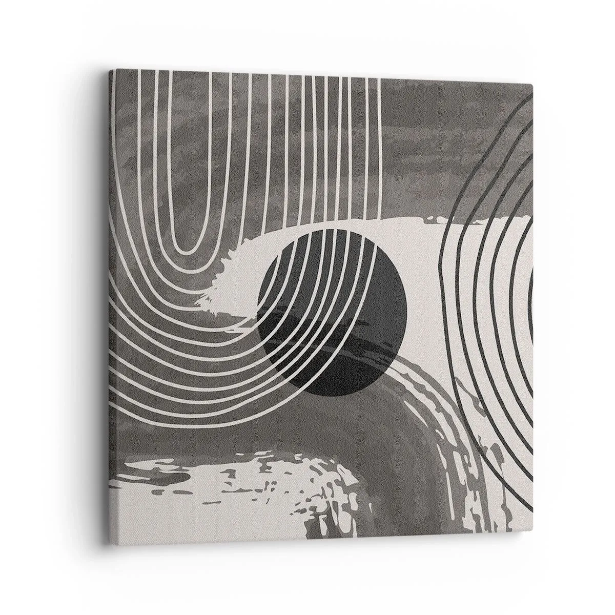 Bild auf Leinwand - Leinwandbild - Oval gewinnt - 30x30 cm