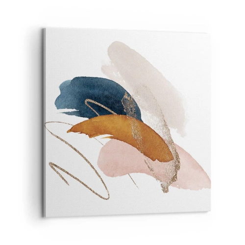 Bild auf Leinwand - Leinwandbild - Geflügelte Komposition - 60x60 cm