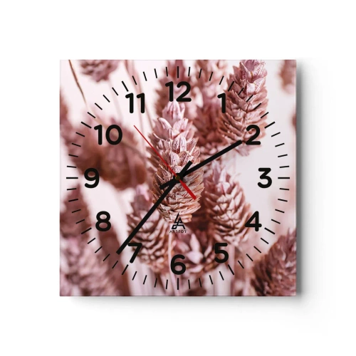 Wanduhr - Glasuhr - Scheinbar unauffällig - 40x40 cm