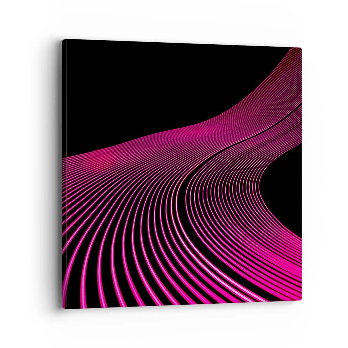 Bild auf Leinwand - Leinwandbild - Allee des Lichts - 40x40 cm