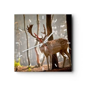 Wanduhr - Glasuhr - Das Licht der Jugend - 40x40 cm