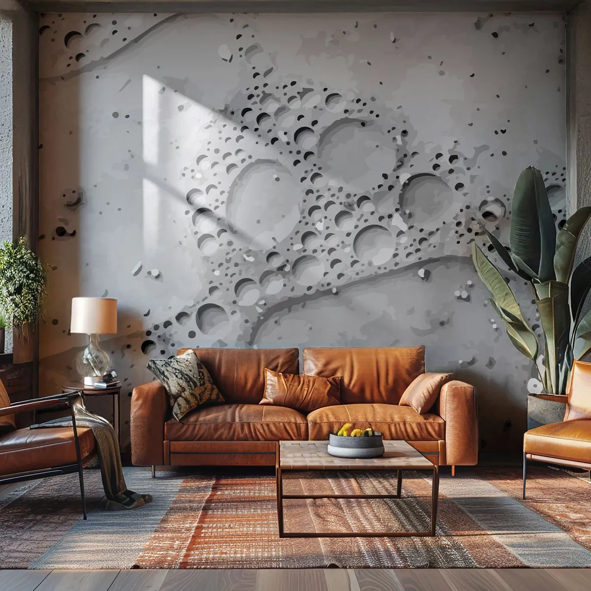 Fototapete Premium Canvas - Schaumpfad - Komposition, Stück, Grafik - 350x256 cm