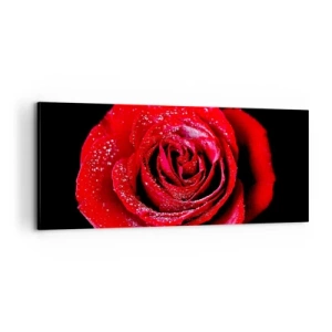 Bild auf Leinwand - Leinwandbild - Das ist Liebe - 100x40 cm