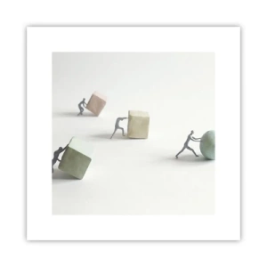 Poster - Pures Leben - 30x30 cm