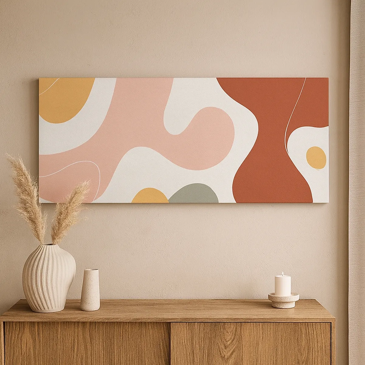 Bild auf Leinwand - Leinwandbild - Kringel oder Schnörkel? - 30x30 cm