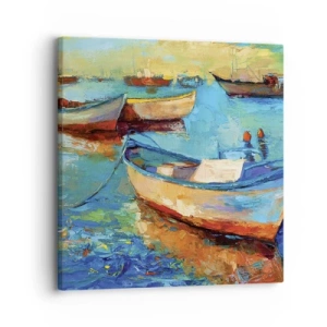 Bild auf Leinwand - Leinwandbild - In der südlichen Bucht - 30x30 cm