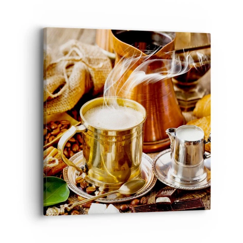 Bild auf Leinwand - Leinwandbild - Schönen Tag noch! - 40x40 cm