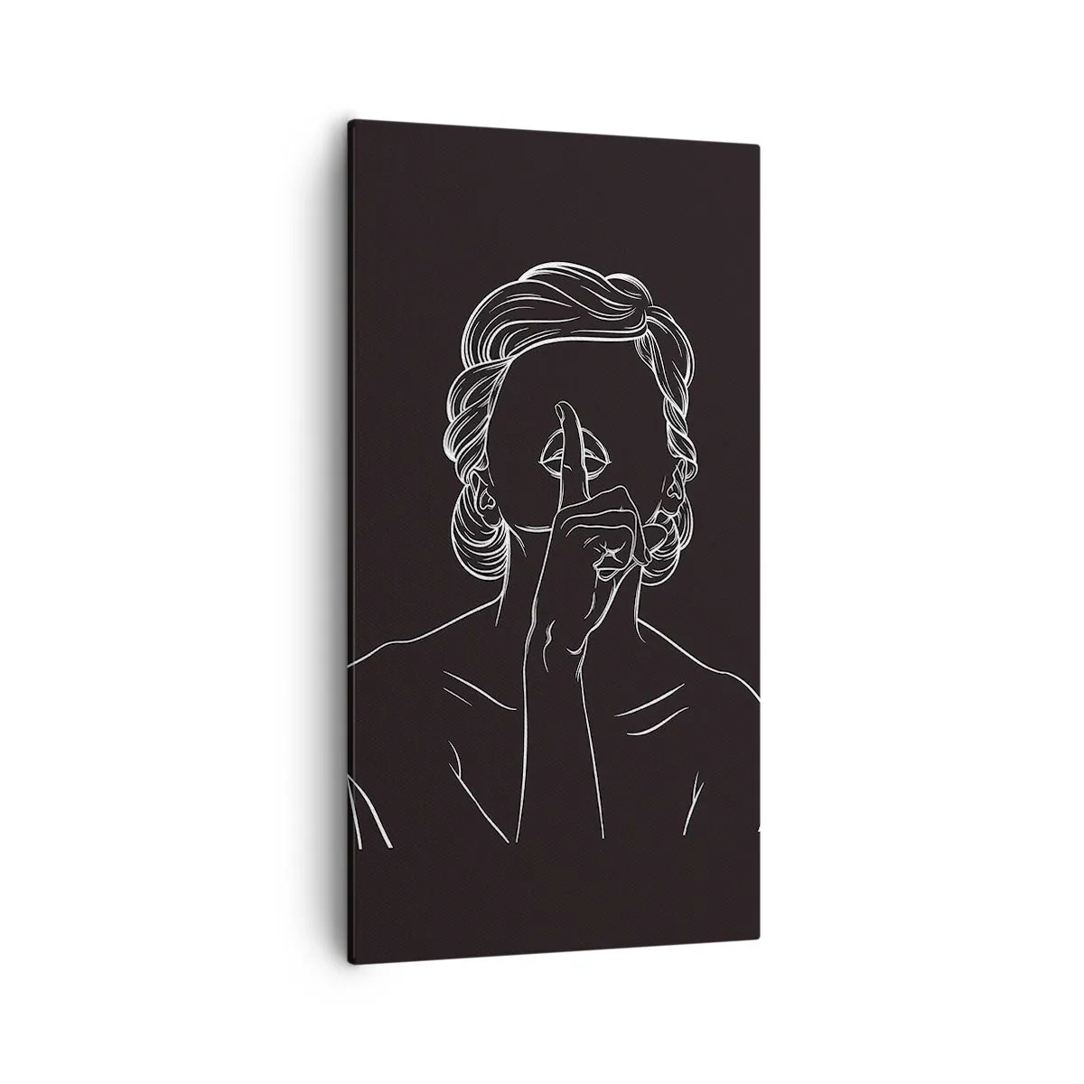 Bild auf Leinwand - Leinwandbild - Schönheit erblüht in der Stille - 55x100 cm