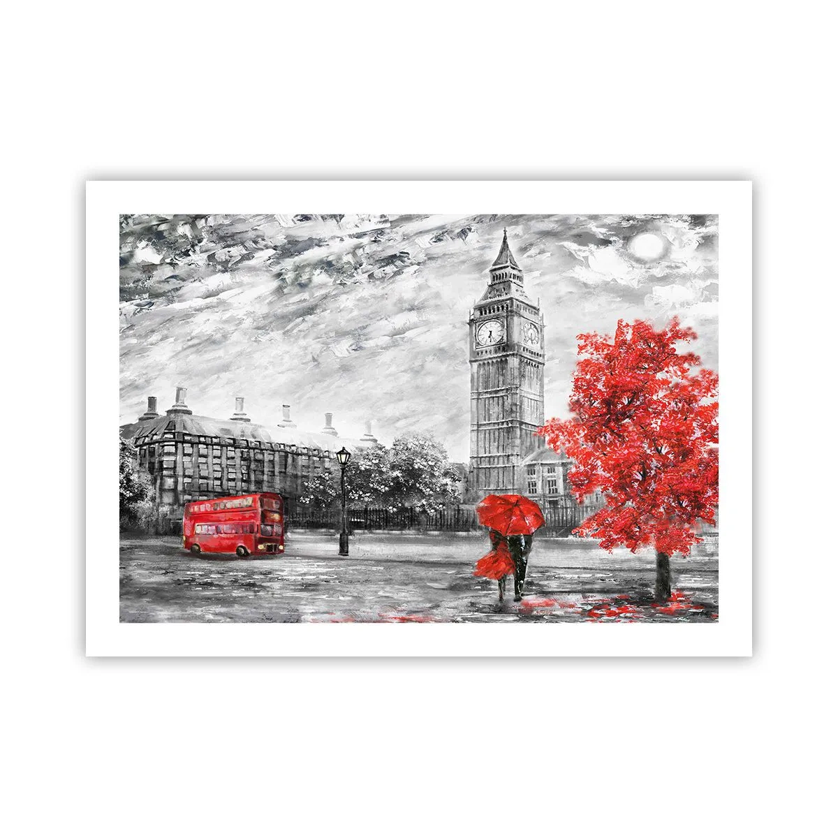 Poster - Ein aufregender Tag - 70x50 cm