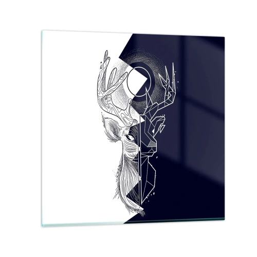 Glasbild - Bild auf glas - Der Kampf und die Einheit der Gegensätze - 30x30 cm