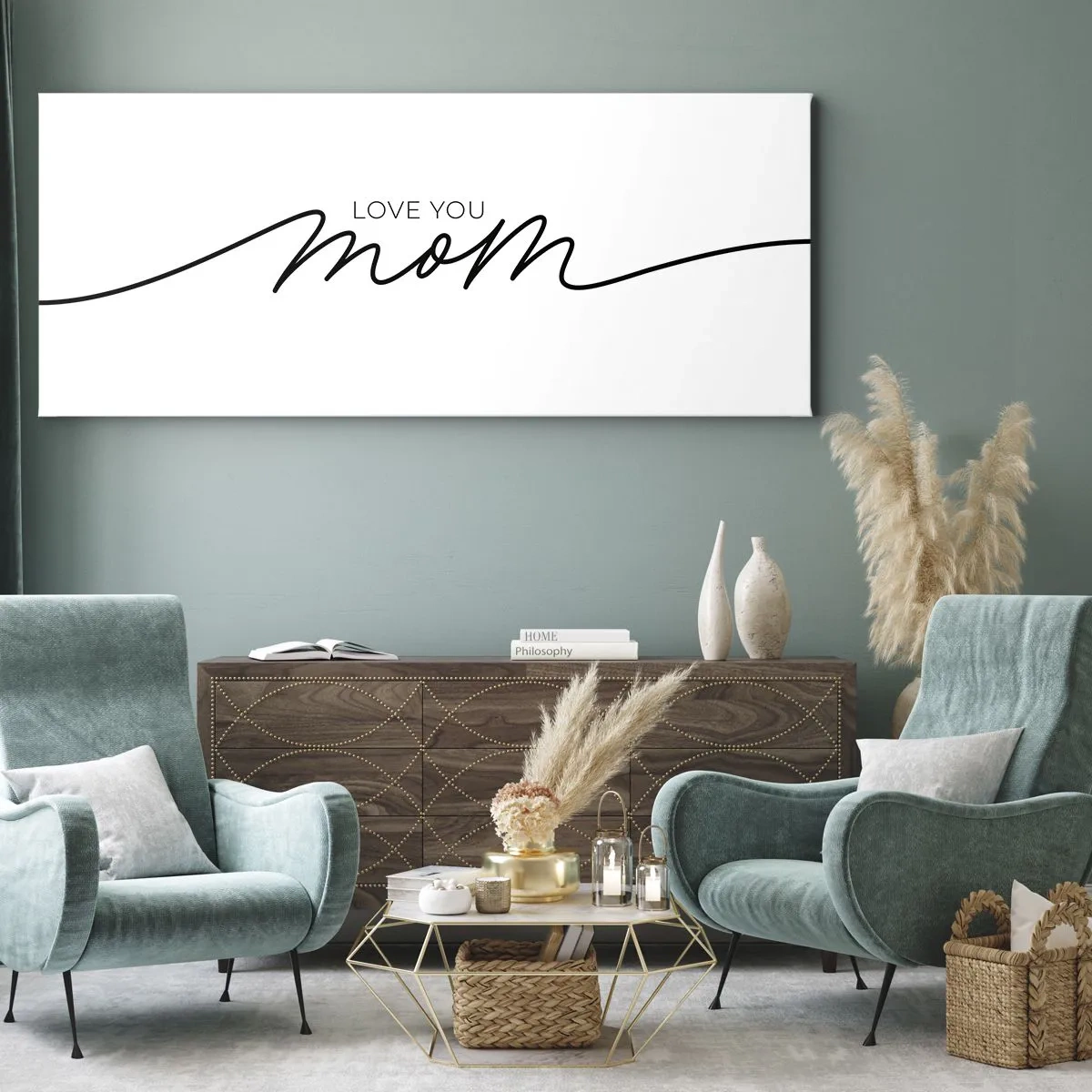 Bild auf Leinwand - Leinwandbild - Große Emotionen - 100x40 cm