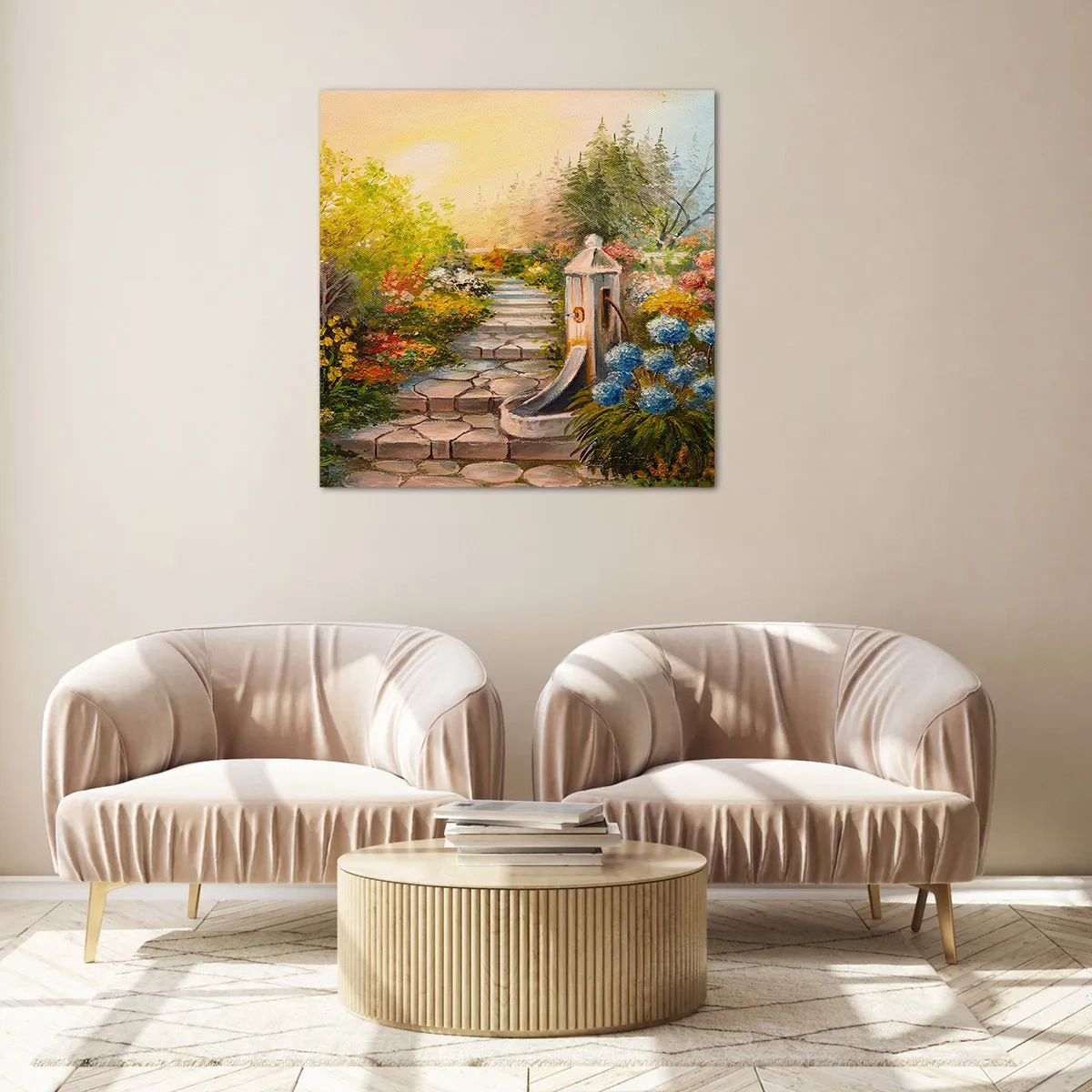 Glasbild - Bild auf glas - In voller Blüte - 50x50 cm