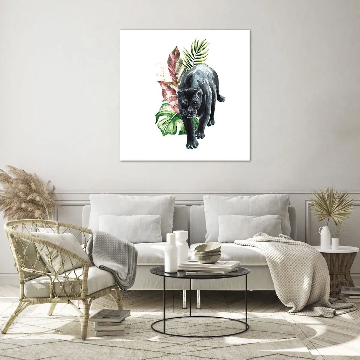 Glasbild - Bild auf glas - Wildheit des Herzens - 60x60 cm