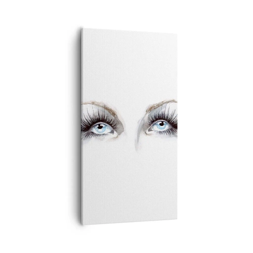 Bild auf Leinwand - Leinwandbild - Engelsaugen? - 55x100 cm
