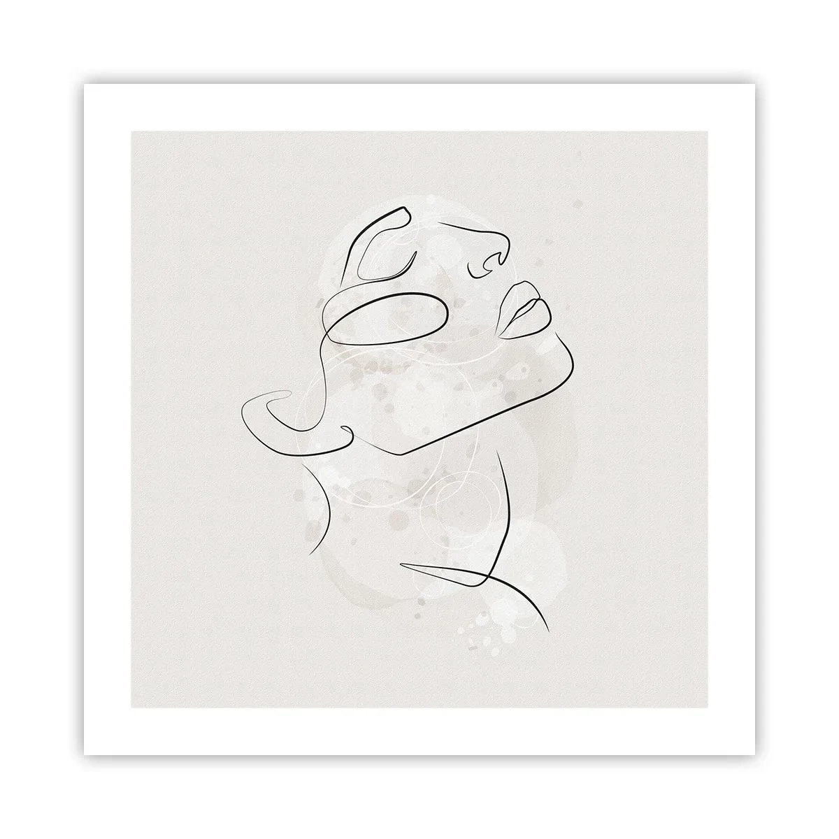 Poster - Die Umrisse eines Traums - 50x50 cm