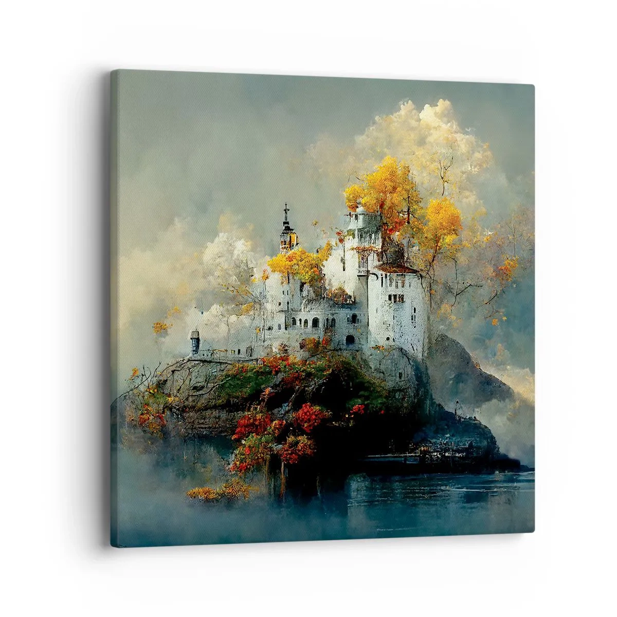 Bild auf Leinwand - Leinwandbild - Beginn einer romantischen Geschichte - 40x40 cm