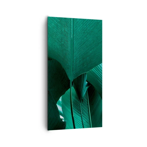 Bild auf Leinwand - Leinwandbild - Dem Licht zugewandt - 65x120 cm