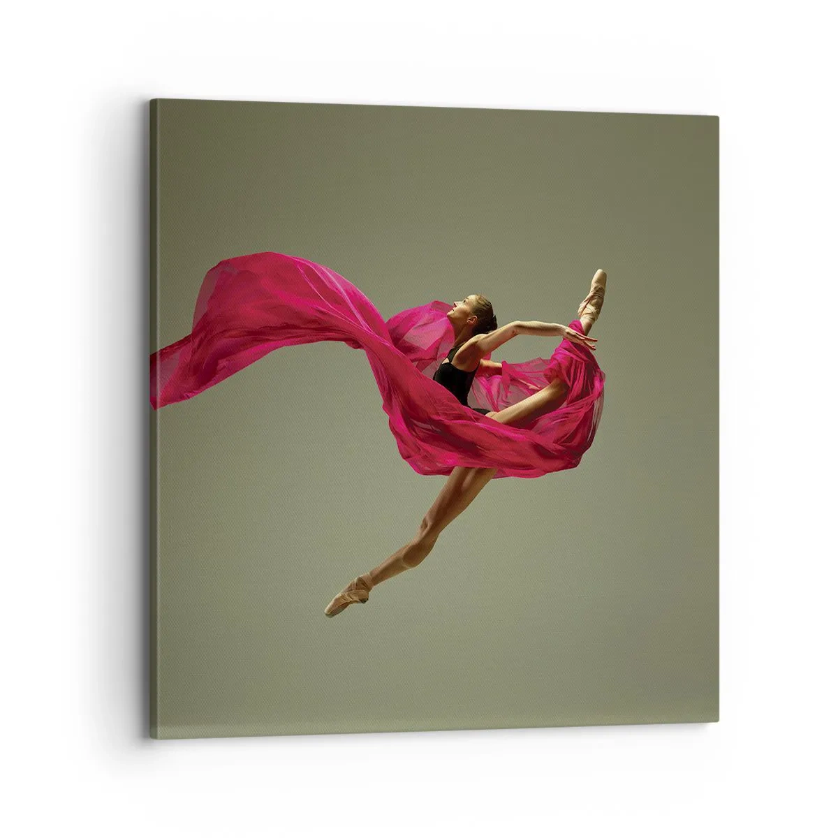 Bild auf Leinwand - Leinwandbild - Tanzende Flamme - 70x70 cm