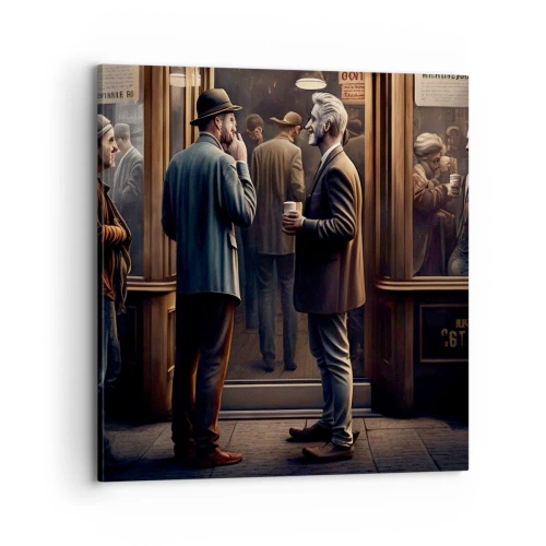 Bild auf Leinwand - Leinwandbild - Gute Zeit des Tages - 70x70 cm