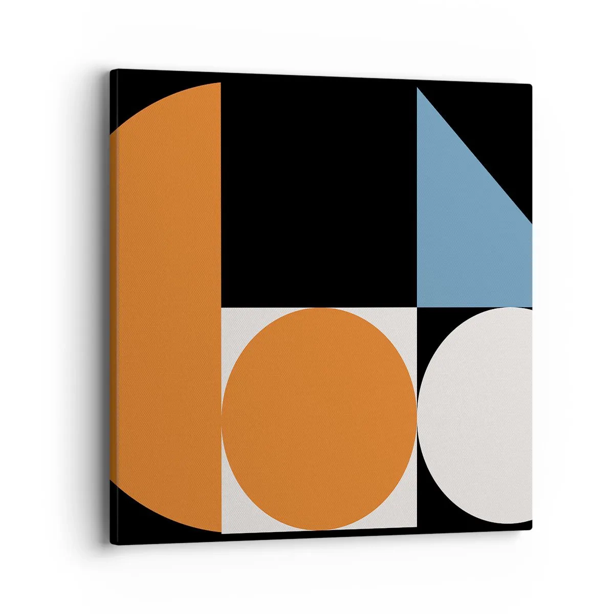 Bild auf Leinwand - Leinwandbild - Bebilderte Anordnung - 40x40 cm