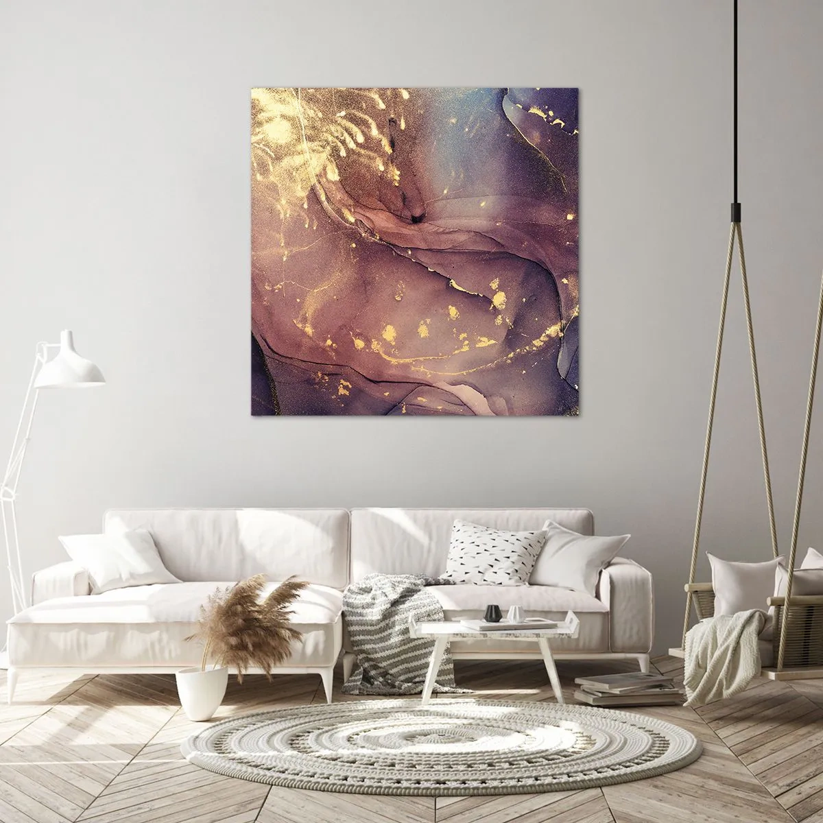 Bild auf Leinwand - Leinwandbild - Materie und Geist - 50x50 cm