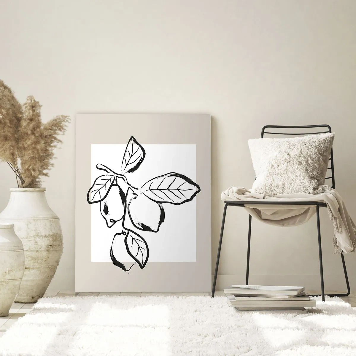 Glasbild - Bild auf glas - Dort, wo Zitronen reifen… - 80x120 cm