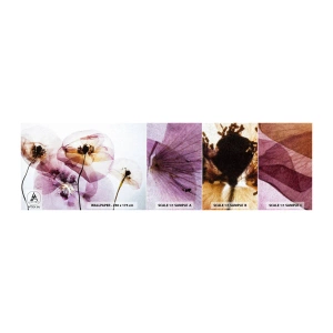 Fototapeten Muster Selbstklebend Deluxe Sticker - Transparente Körperblumen - Blumen, Garten, Stück - 100x30 cm