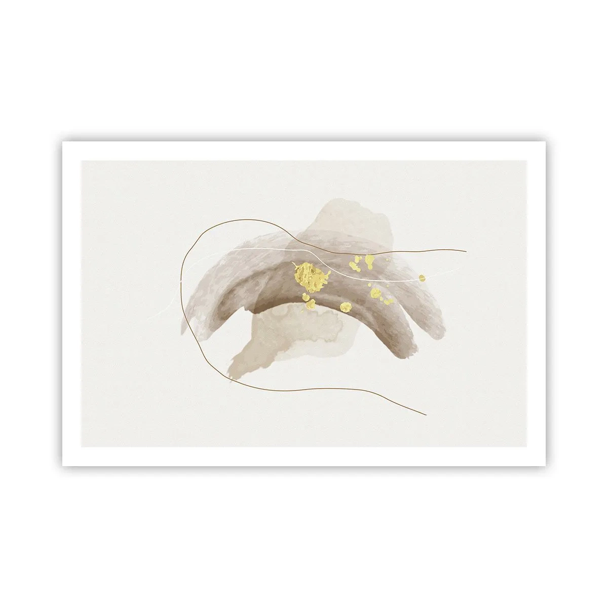 Poster - Im Weltraum begegnet - 91x61 cm
