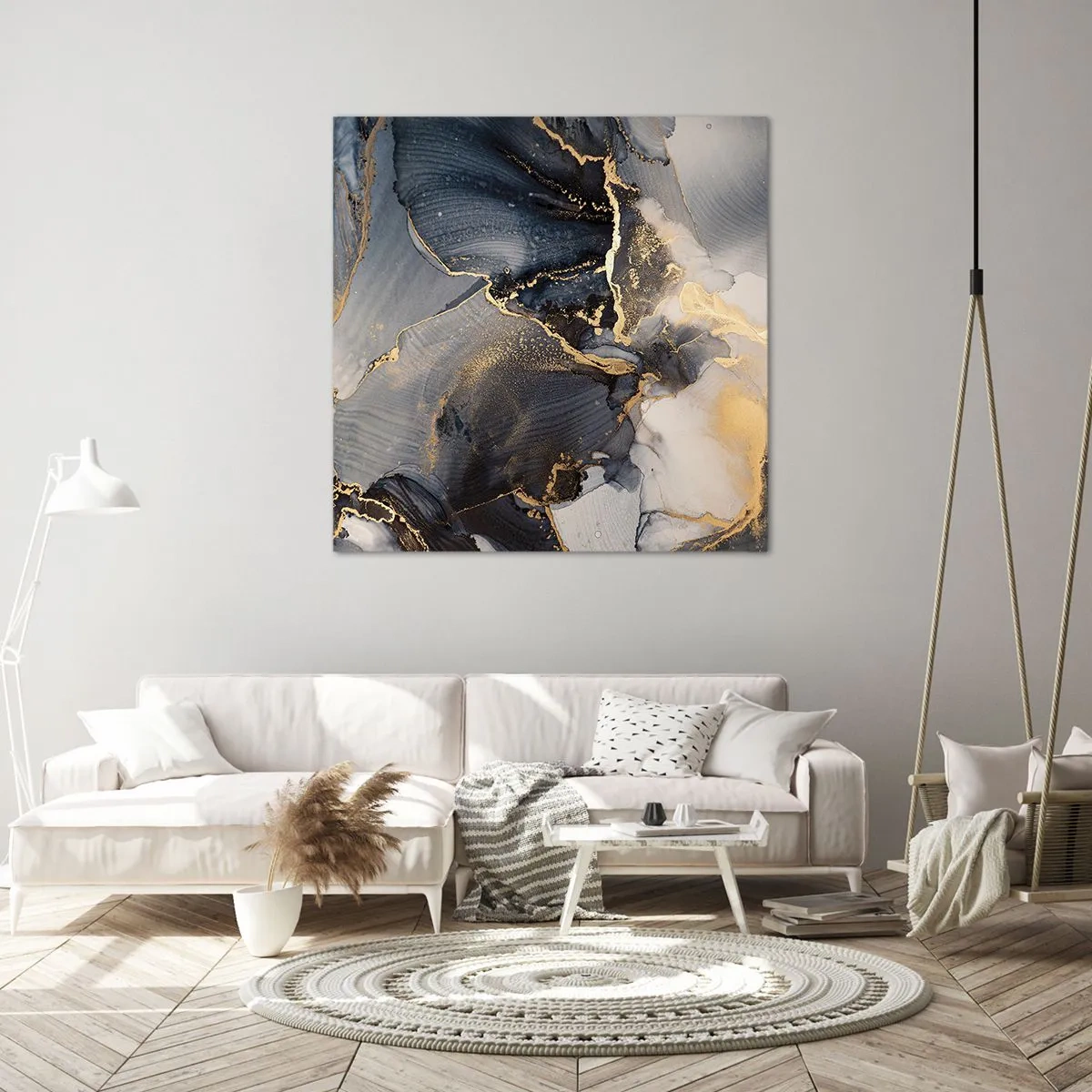 Bild auf Leinwand - Leinwandbild - Leben aus Stein - 50x50 cm