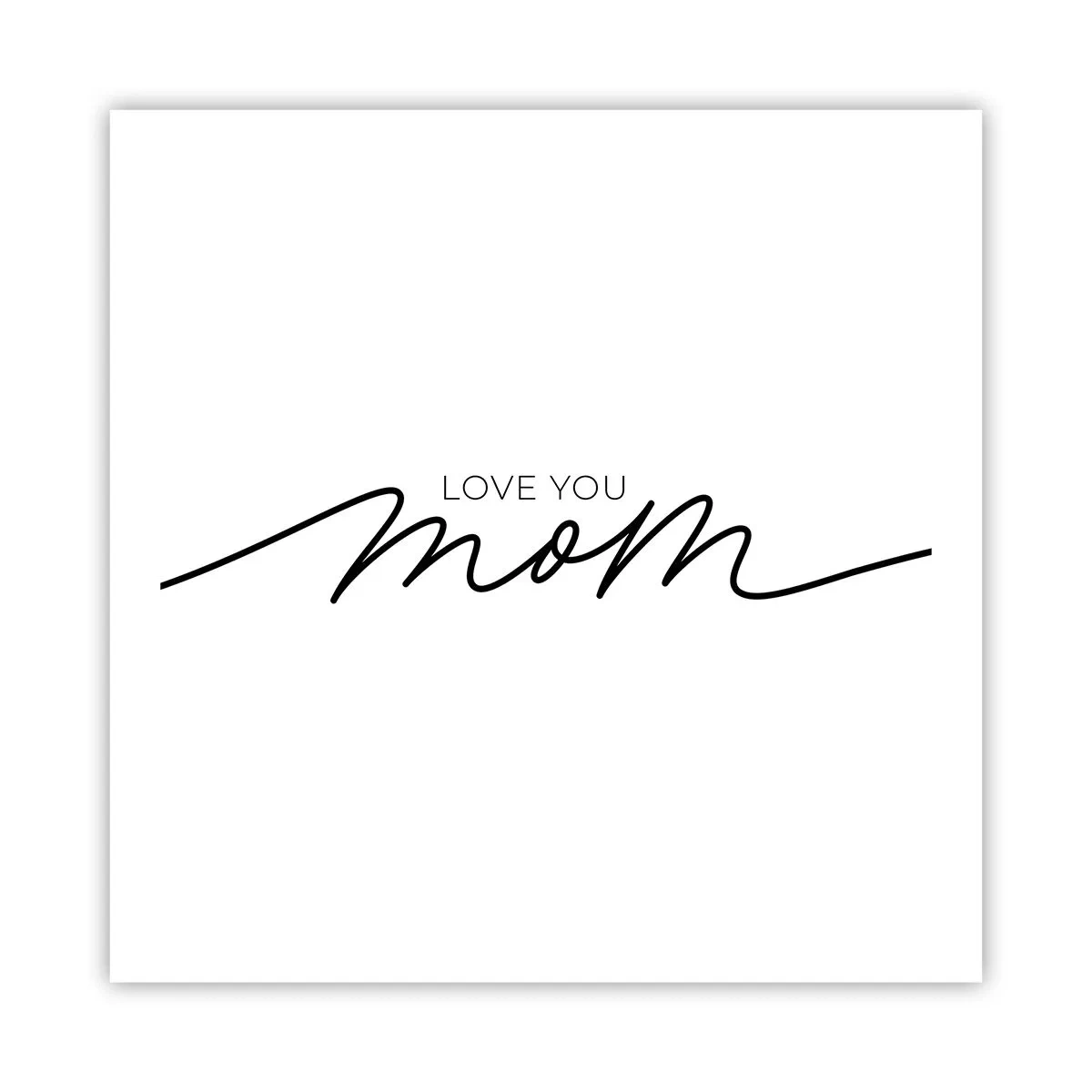 Poster - Große Emotionen - 60x60 cm