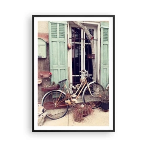 Poster in einem schwarzem Rahmen - Es lebe die Provinz - 70x100 cm