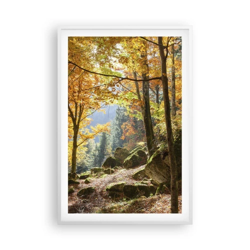 Poster in einem weißen Rahmen - Zeit zum Entspannen - 61x91 cm