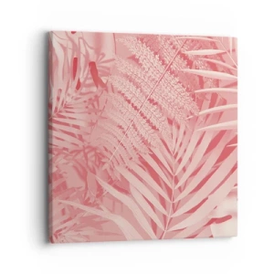 Bild auf Leinwand - Leinwandbild - Rosa Konzept - 30x30 cm