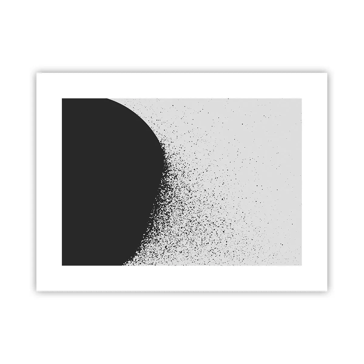 Poster - Bewegung von Molekülen - 40x30 cm