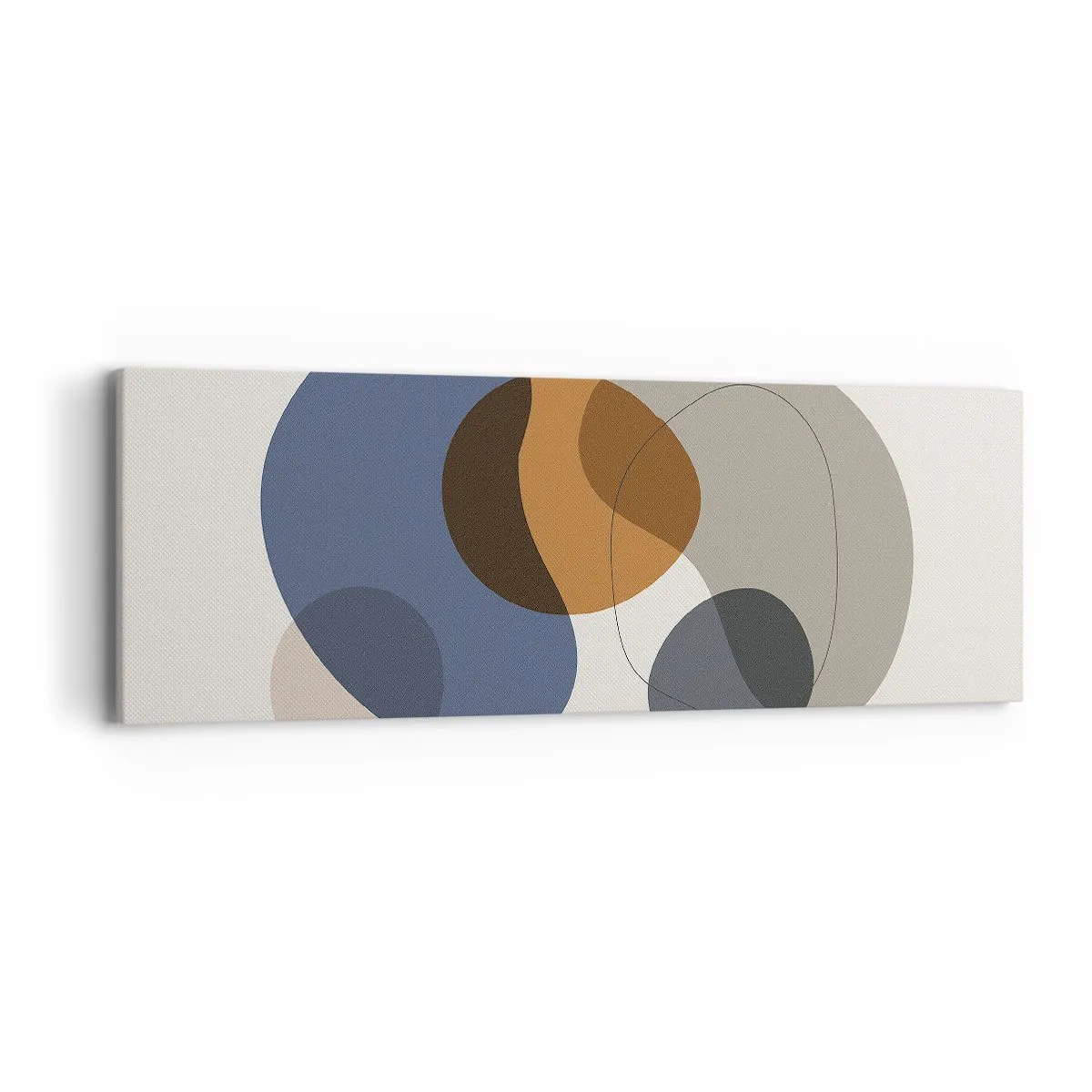 Bild auf Leinwand - Leinwandbild - Farbtropfen - 90x30 cm