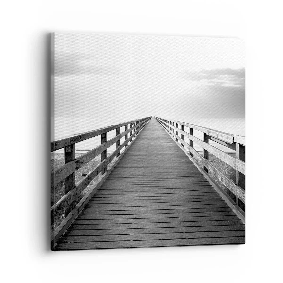 Bild auf Leinwand - Leinwandbild - In die Ferne ... - 40x40 cm